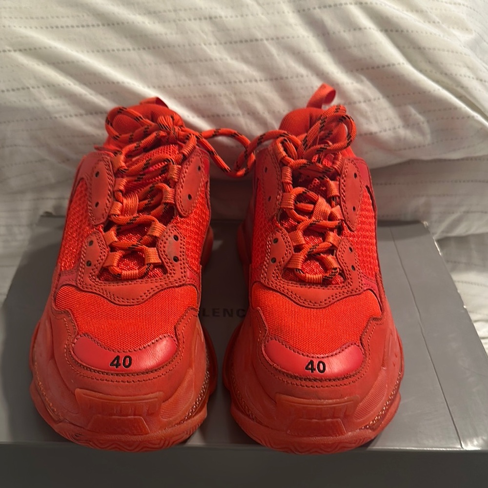 Balenciaga Red Men's Shoes